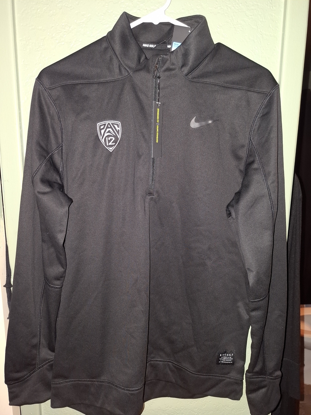Nike Men's Black Pac-12 Half-Zip Performance Jacket